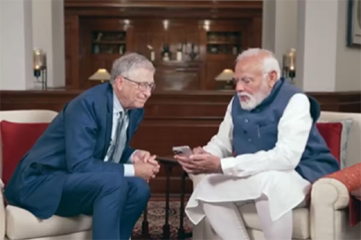 PM Modi to Bill Gates about AI